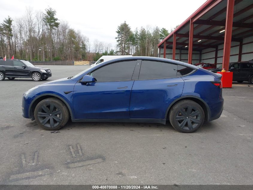 2021 Tesla Model Y Long Range Dual Motor All-Wheel Drive VIN: 5YJYGDEE9MF071120 Lot: 40870088