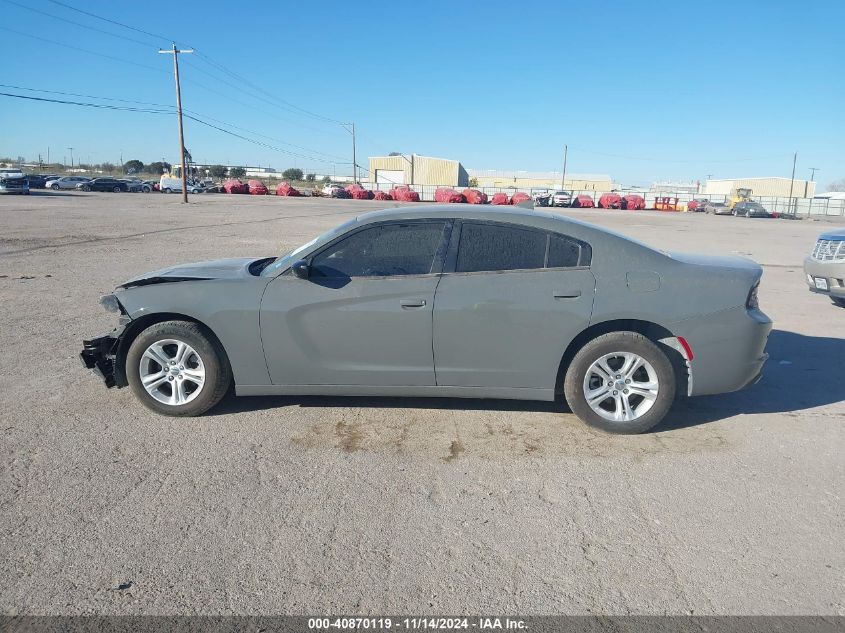 2023 Dodge Charger Sxt VIN: 2C3CDXBGXPH568478 Lot: 40870119