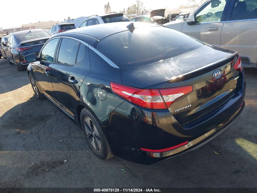 2011 Kia Optima Hybrid Ex VIN: KNAGM4AD4B5007872 Lot: 40870128