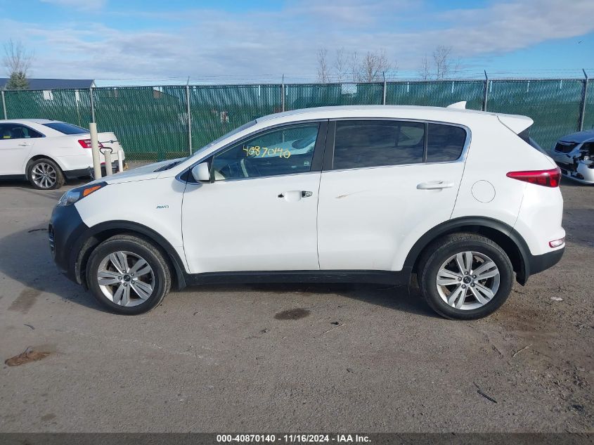 2017 Kia Sportage Lx VIN: KNDPMCAC0H7281118 Lot: 40870140