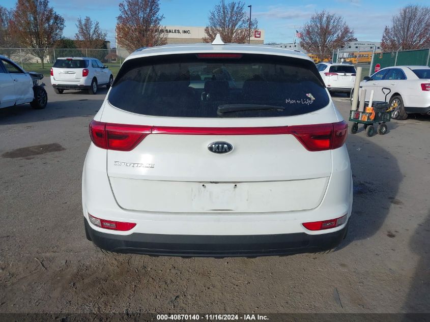 2017 Kia Sportage Lx VIN: KNDPMCAC0H7281118 Lot: 40870140