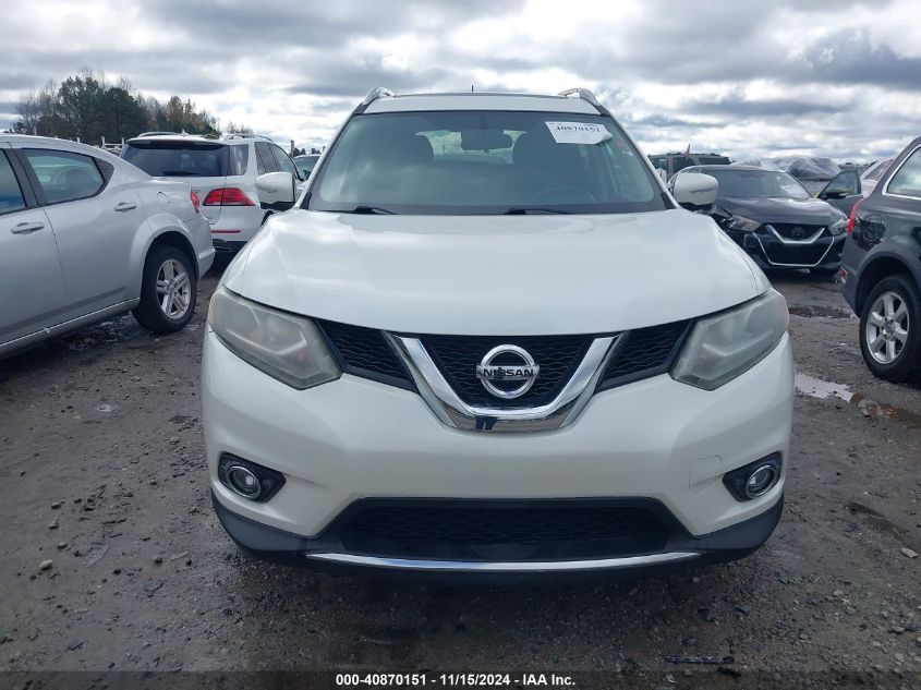 2015 Nissan Rogue Sl VIN: 5N1AT2MTXFC860874 Lot: 40870151