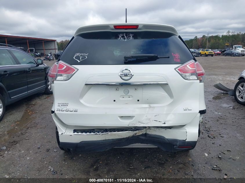 2015 Nissan Rogue Sl VIN: 5N1AT2MTXFC860874 Lot: 40870151