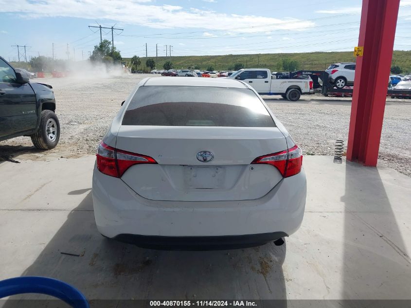 2016 Toyota Corolla L VIN: 5YFBURHEOGP404403 Lot: 40870155