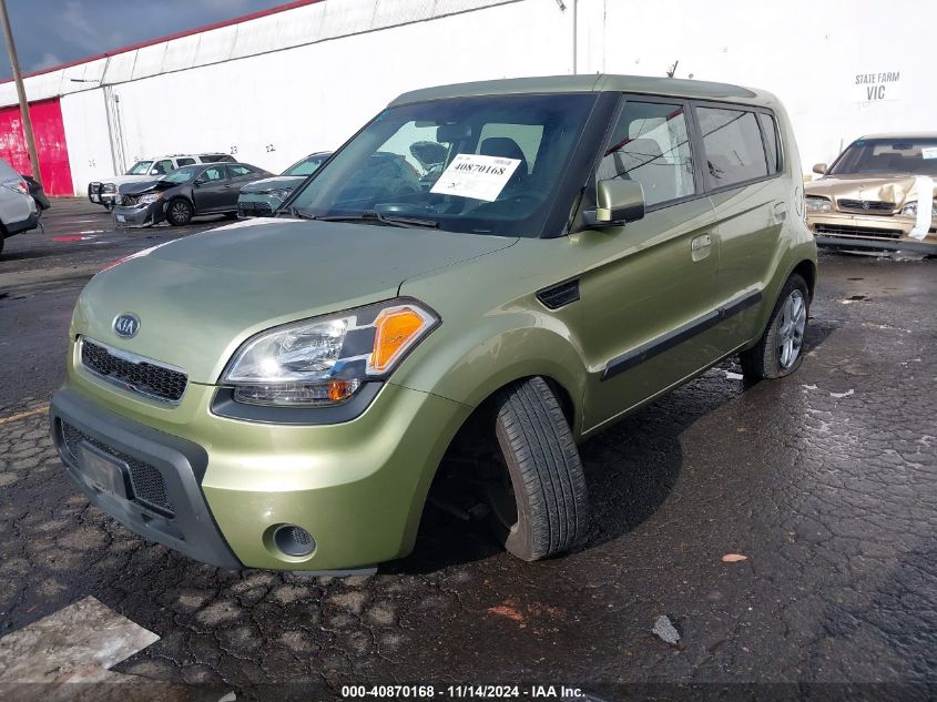 2010 Kia Soul + VIN: KNDJT2A24A7192507 Lot: 40870168