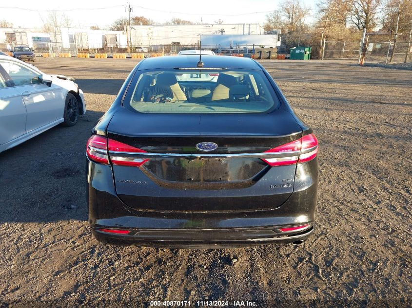 2018 Ford Fusion Hybrid Se VIN: 3FA6P0LU2JR132494 Lot: 40870171