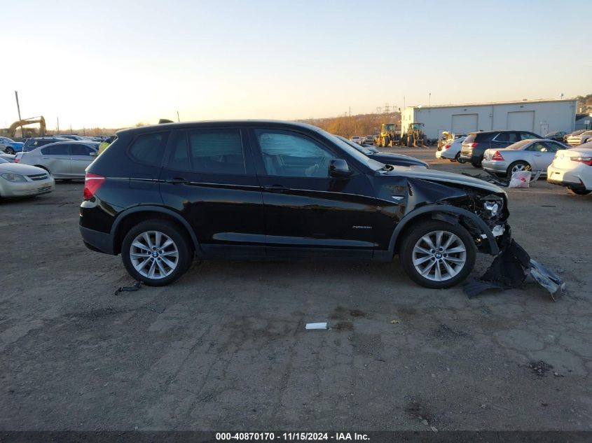 2013 BMW X3 xDrive28I VIN: 5UXWX9C53D0D04657 Lot: 40870170