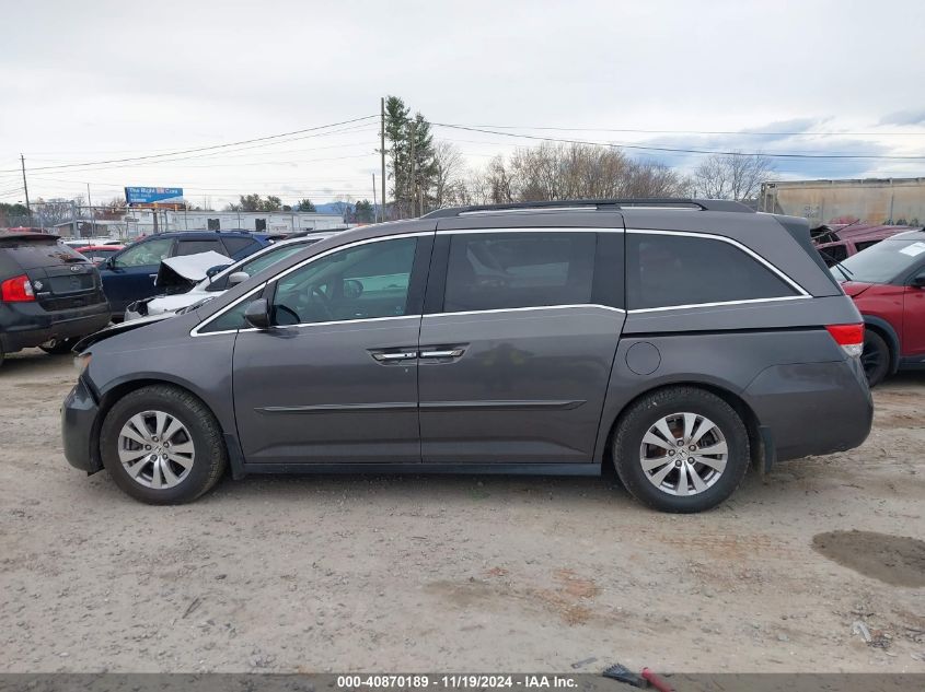 2014 Honda Odyssey Ex-L VIN: 5FNRL5H66EB082653 Lot: 40870189