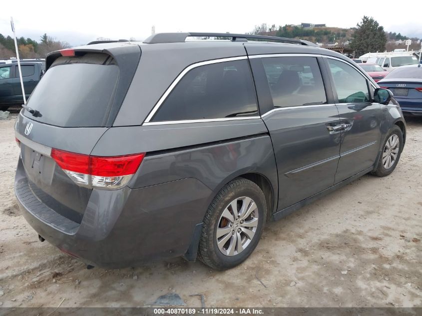 VIN 5FNRL5H66EB082653 2014 Honda Odyssey, Ex-L no.4