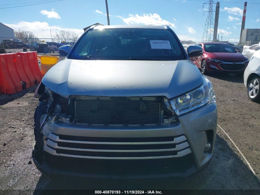 2018 Toyota Highlander Xle VIN: 5TDJZRFH6JS896122 Lot: 40870193