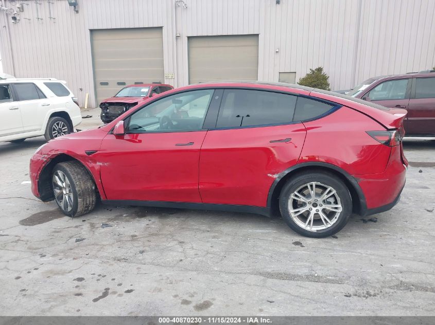 2021 Tesla Model Y Long Range Dual Motor All-Wheel Drive VIN: 5YJYGDEE6MF234421 Lot: 40870230