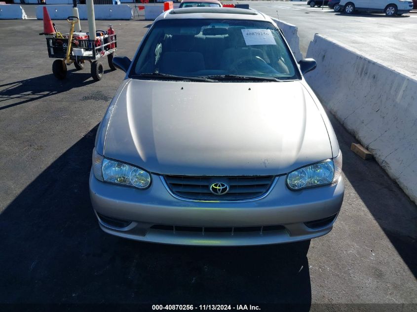 2002 Toyota Corolla Le VIN: 2T1BR12E62C570493 Lot: 40870256