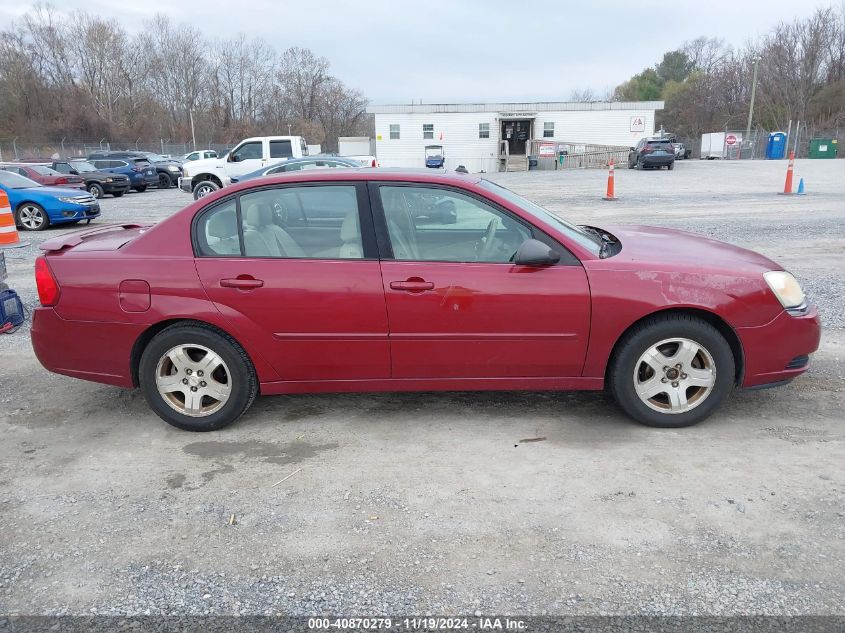 2005 Chevrolet Malibu Lt VIN: 1G1ZU548X5F149568 Lot: 40870279