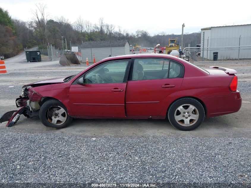 2005 Chevrolet Malibu Lt VIN: 1G1ZU548X5F149568 Lot: 40870279