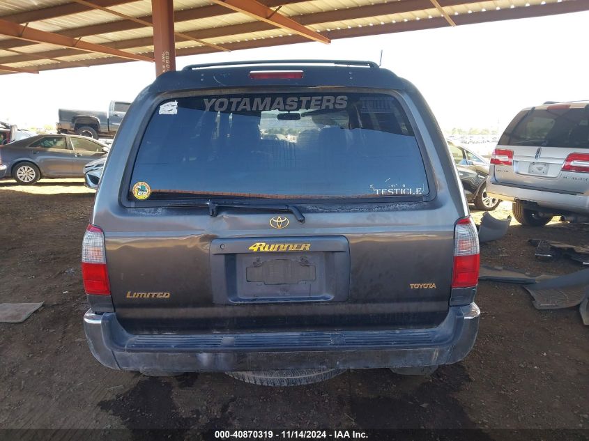 1998 Toyota 4Runner Sr5 V6 Limited VIN: JT3HN87R9W0178414 Lot: 40870319