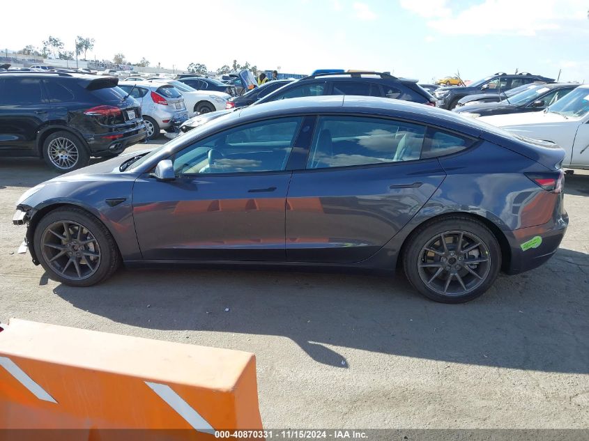 2021 Tesla Model 3 Long Range Dual Motor All-Wheel Drive VIN: 5YJ3E1EB9MF071266 Lot: 40870331