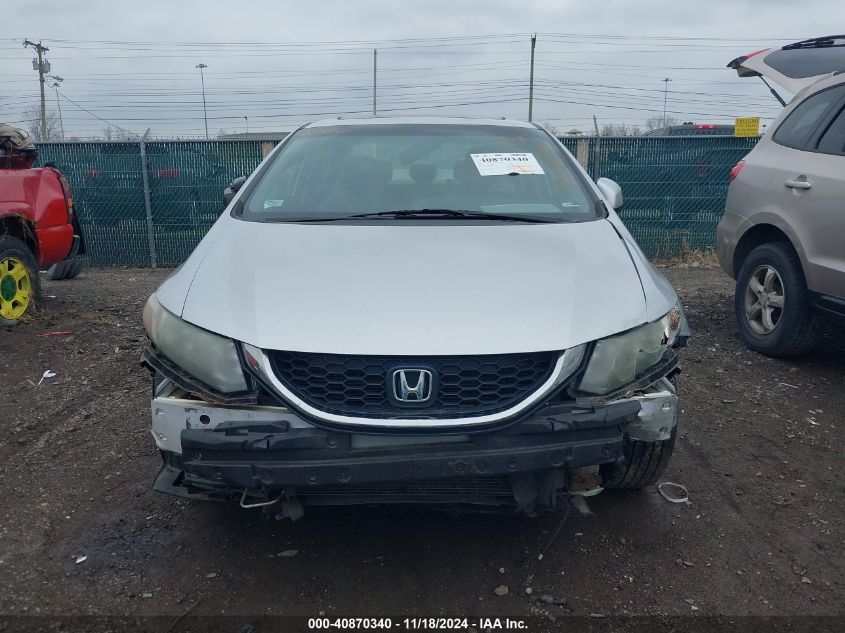 2013 Honda Civic Ex VIN: 19XFB2F86DE000143 Lot: 40870340