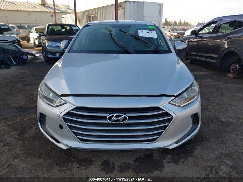 2017 Hyundai Elantra Se VIN: KMHD74LF9HU367712 Lot: 40870418