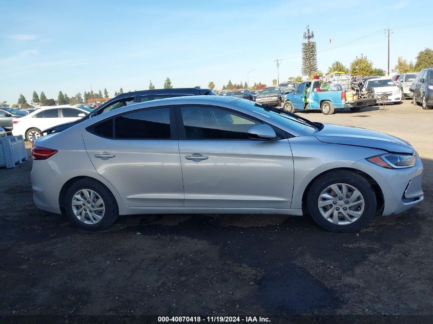 2017 Hyundai Elantra Se VIN: KMHD74LF9HU367712 Lot: 40870418