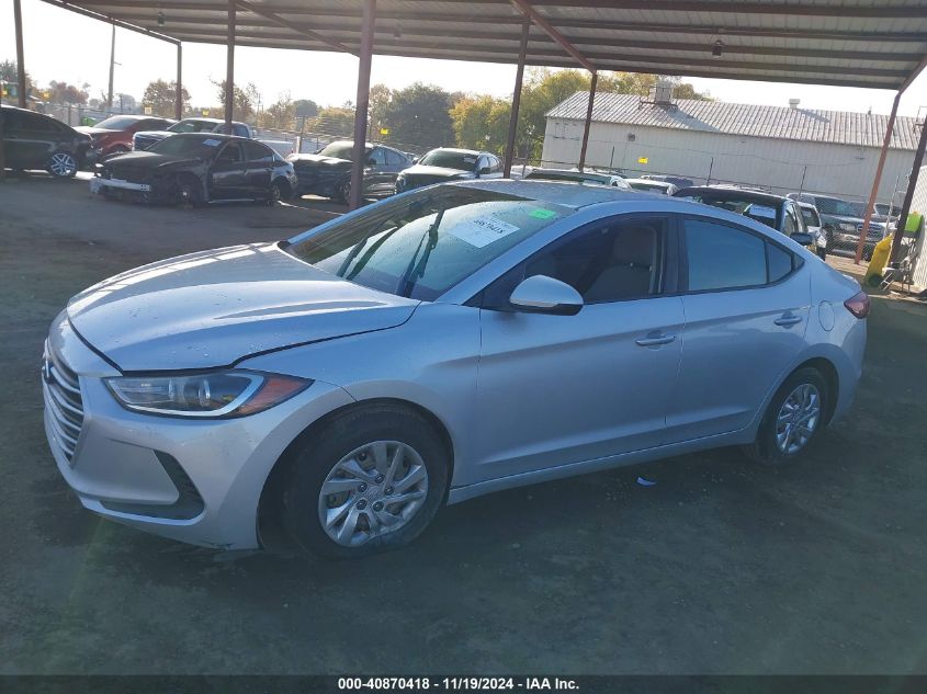 2017 Hyundai Elantra Se VIN: KMHD74LF9HU367712 Lot: 40870418