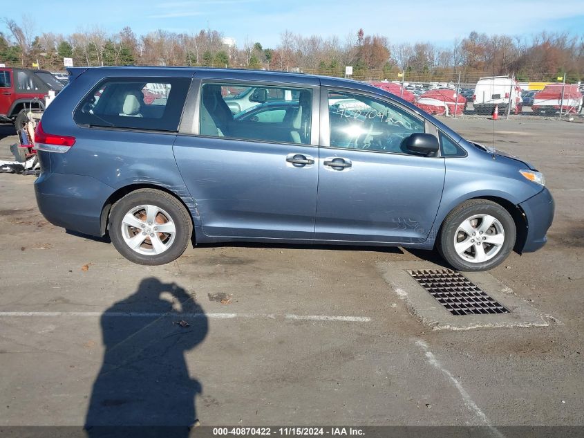 2014 Toyota Sienna L V6 7 Passenger VIN: 5TDZK3DC0ES413970 Lot: 40870422