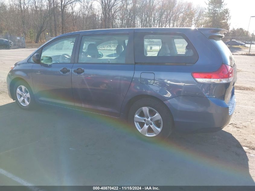 2014 Toyota Sienna L V6 7 Passenger VIN: 5TDZK3DC0ES413970 Lot: 40870422