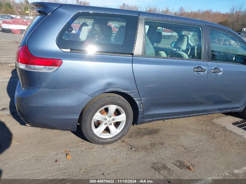 2014 Toyota Sienna L V6 7 Passenger VIN: 5TDZK3DC0ES413970 Lot: 40870422