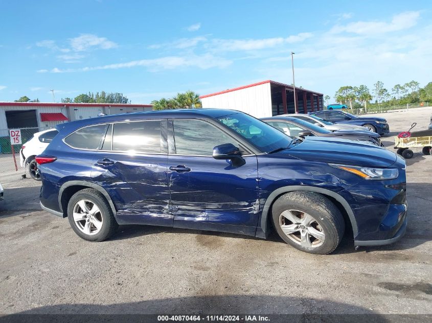 2020 Toyota Highlander L VIN: 5TDCZRAH8LS504194 Lot: 40870464