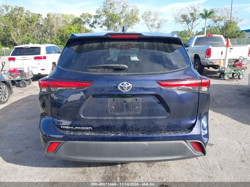 2020 Toyota Highlander L VIN: 5TDCZRAH8LS504194 Lot: 40870464