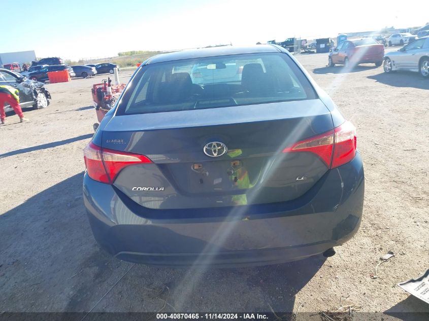 2019 Toyota Corolla Le VIN: 2T1BURHE6KC188162 Lot: 40870465