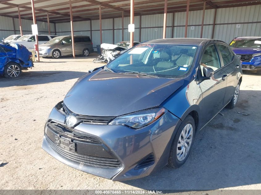 2019 Toyota Corolla Le VIN: 2T1BURHE6KC188162 Lot: 40870465