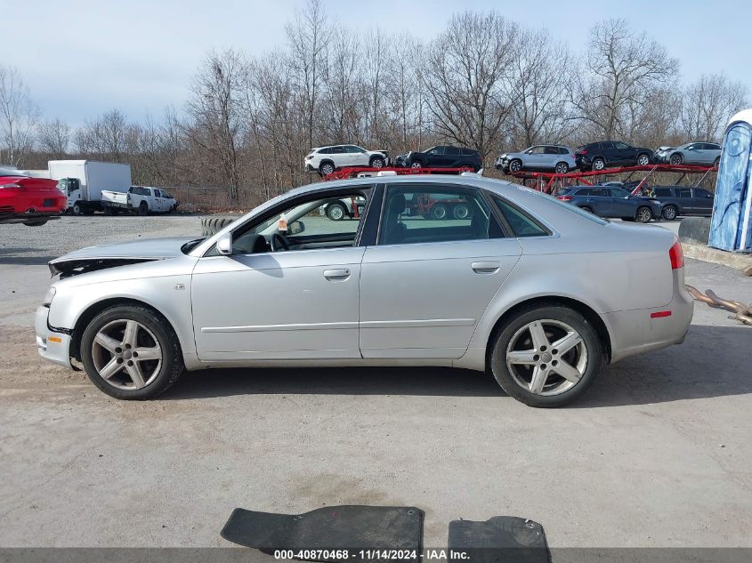 2005 Audi A4 2.0T VIN: WAUDF68E15A473598 Lot: 40870468