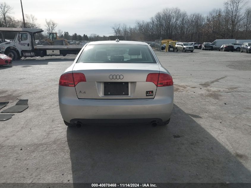 2005 Audi A4 2.0T VIN: WAUDF68E15A473598 Lot: 40870468