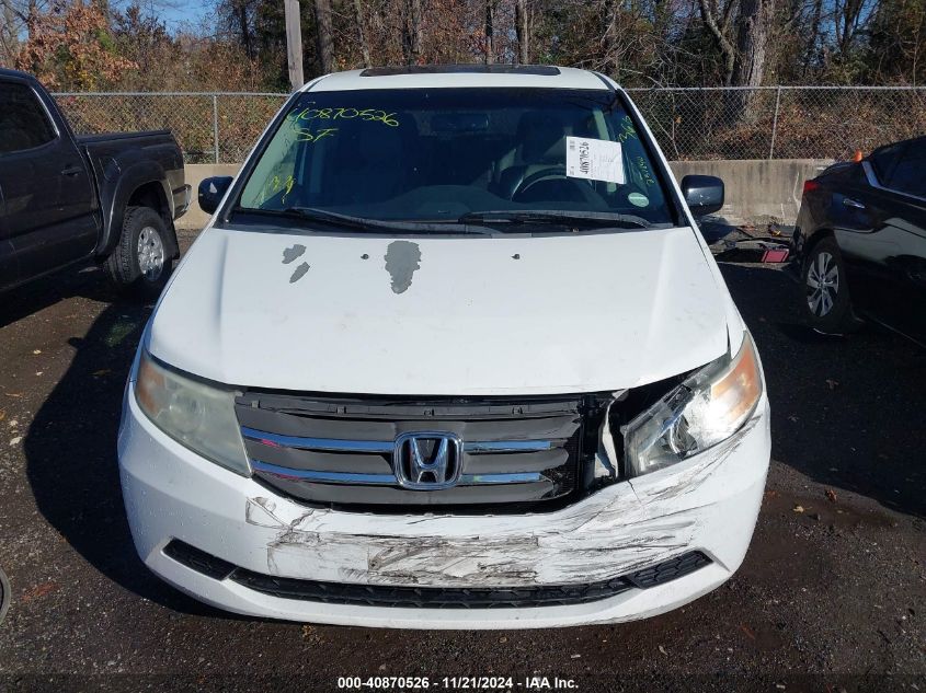 2013 Honda Odyssey Ex-L VIN: 5FNRL5H62DB055061 Lot: 40870526