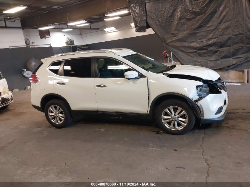 2015 Nissan Rogue Sv VIN: 5N1AT2MVXFC851934 Lot: 40870560