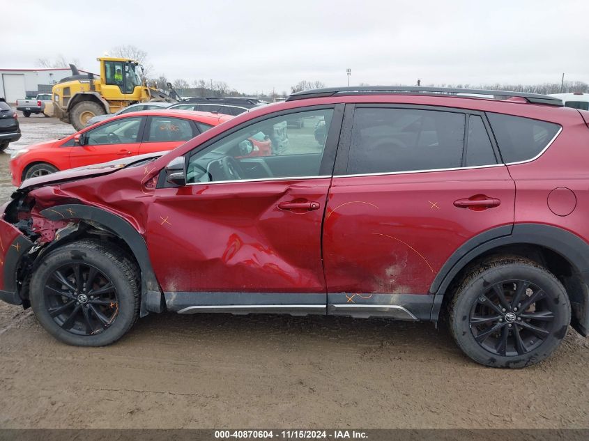 2018 TOYOTA RAV4 ADVENTURE/XLE VIN: 2T3RFREV5JW717487