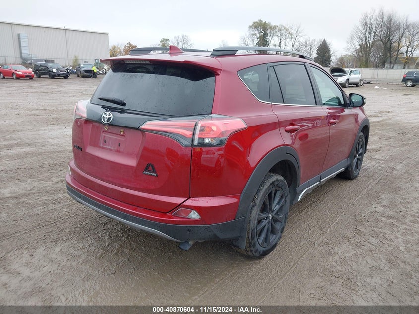 2018 TOYOTA RAV4 ADVENTURE/XLE VIN: 2T3RFREV5JW717487