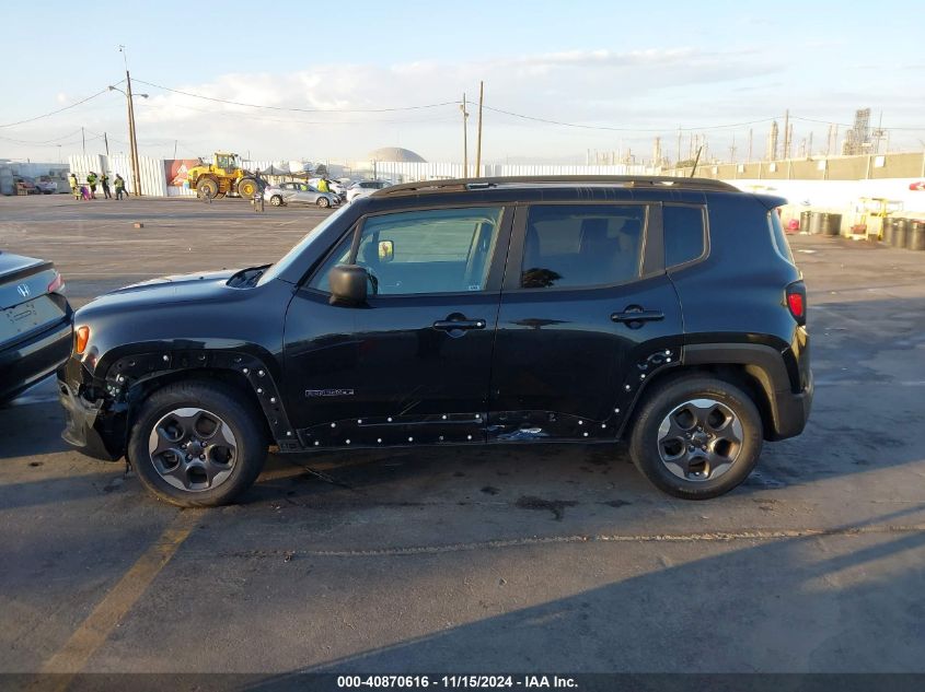 2017 Jeep Renegade Sport Fwd VIN: ZACCJAAB7HPE50637 Lot: 40870616