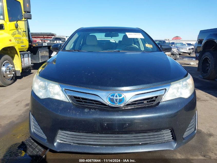 2012 Toyota Camry Hybrid Le VIN: 4T1BD1FK2CU005074 Lot: 40870644