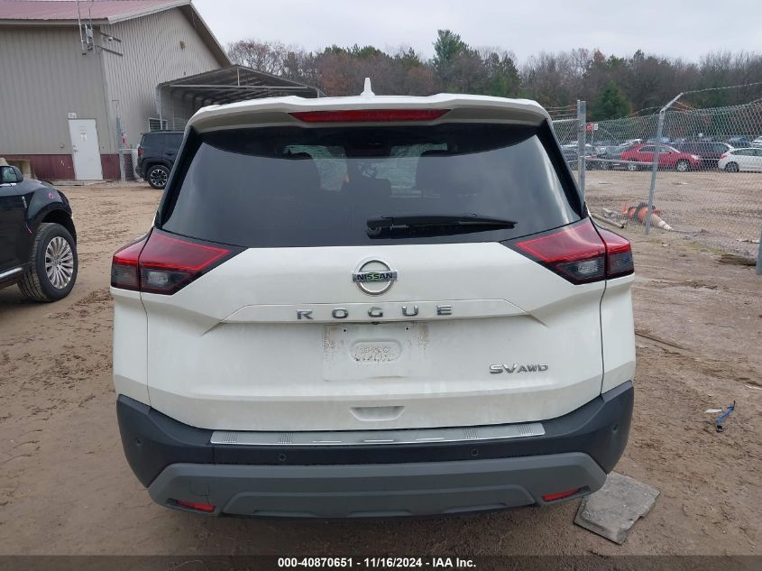 2021 Nissan Rogue Sv Intelligent Awd VIN: 5N1AT3BB7MC713019 Lot: 40870651