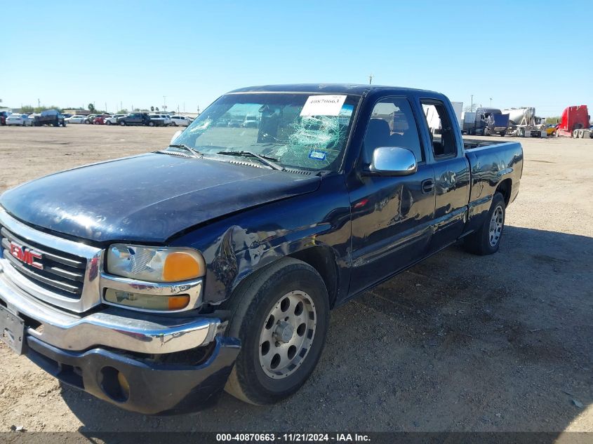 2005 GMC Sierra 1500 Sle VIN: 1GTEC19V05Z197563 Lot: 40870663