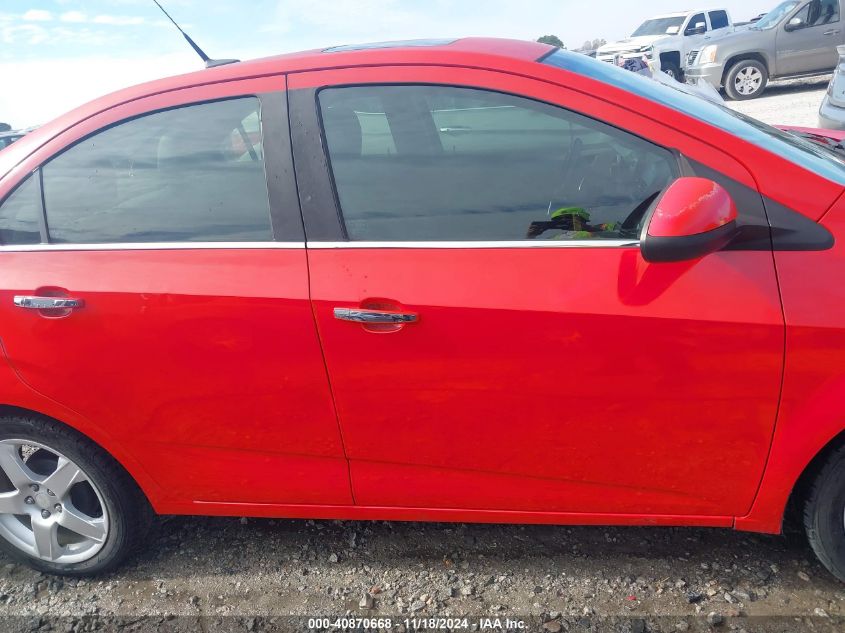 2013 Chevrolet Sonic Ltz Auto VIN: 1G1JE5SB3D4186223 Lot: 40870668