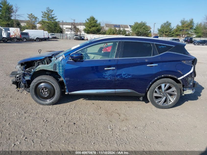 2019 Nissan Murano Sl VIN: 5N1AZ2MSXKN158249 Lot: 40870676