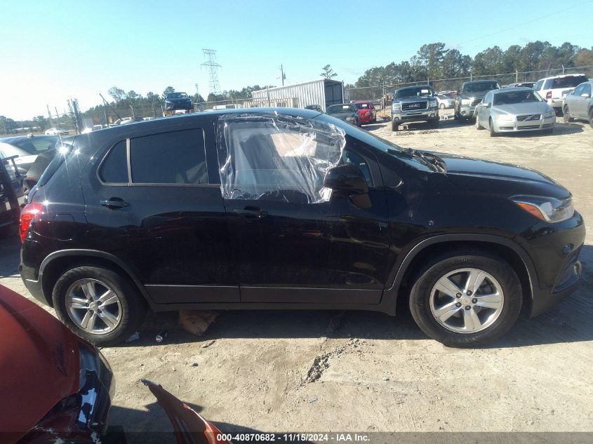 2022 Chevrolet Trax Fwd Ls VIN: KL7CJKSM1NB530296 Lot: 40870682