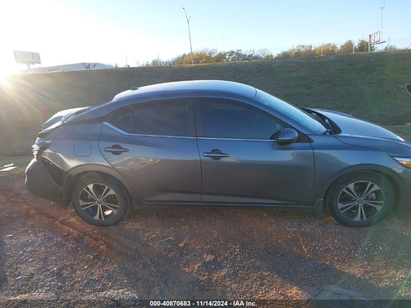 2022 Nissan Sentra Sv Xtronic Cvt VIN: 3N1AB8CV2NY297521 Lot: 40870683