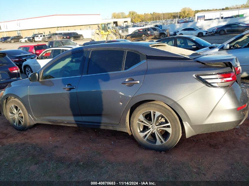 2022 Nissan Sentra Sv Xtronic Cvt VIN: 3N1AB8CV2NY297521 Lot: 40870683