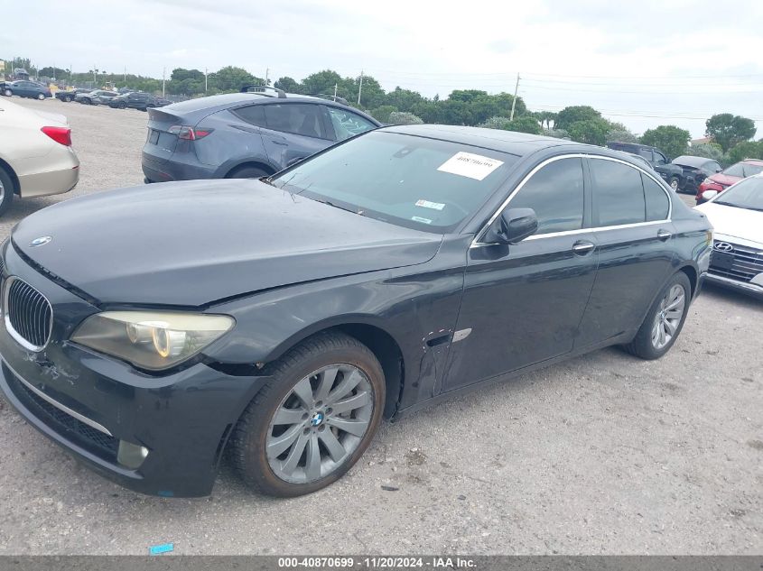 2011 BMW 750I xDrive VIN: WBAKC6C51BC395119 Lot: 40870699