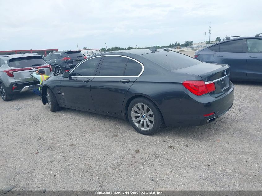 2011 BMW 750I xDrive VIN: WBAKC6C51BC395119 Lot: 40870699