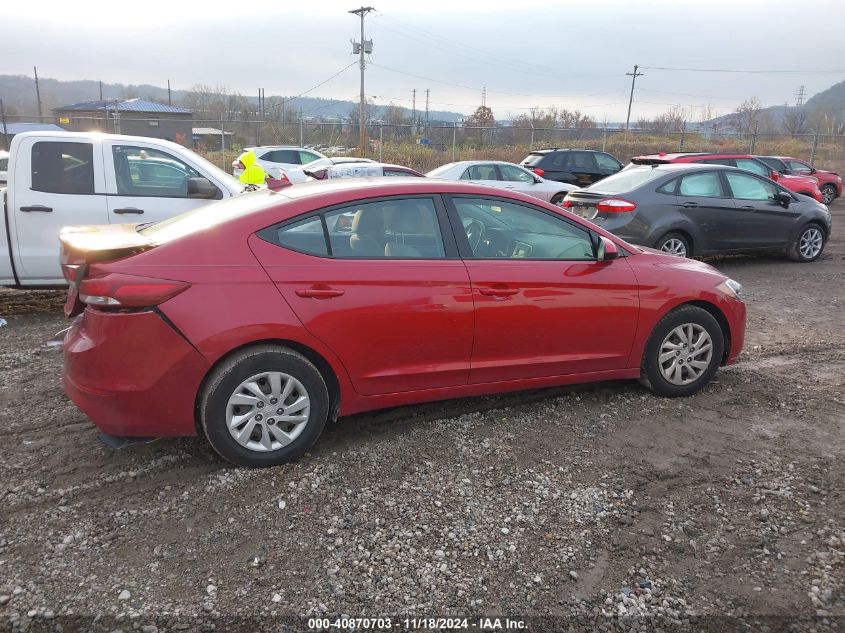 2017 Hyundai Elantra Se VIN: KMHD74LF5HU075894 Lot: 40870703