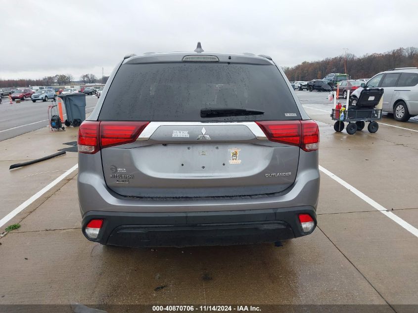 2019 Mitsubishi Outlander Le VIN: JA4AZ3A39KZ025573 Lot: 40870706